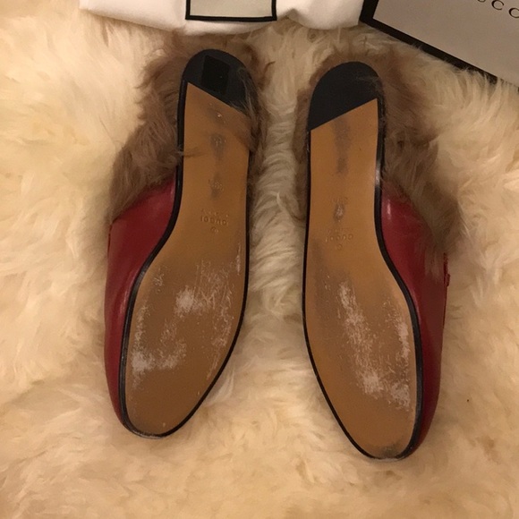GUCCI LEATER AND FUR UPPER - Picture 3 of 4